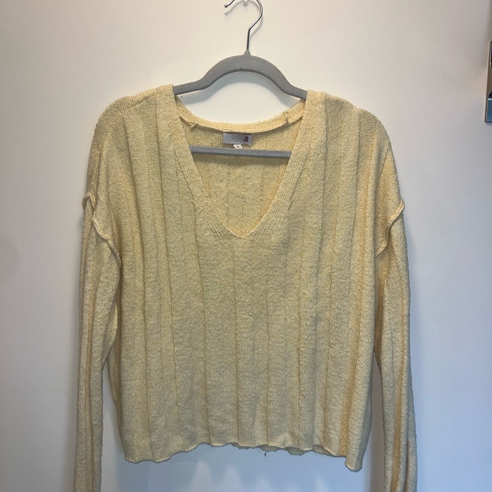 SO Soft Yellow Sweater
